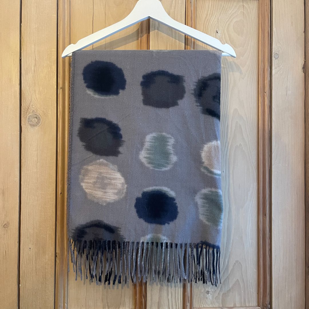 Blue spot scarf, Number 29, Accessories, blue-spot-scarf-f037, Accessories, ConsignCloud, New Arrivals, Number 29 Online