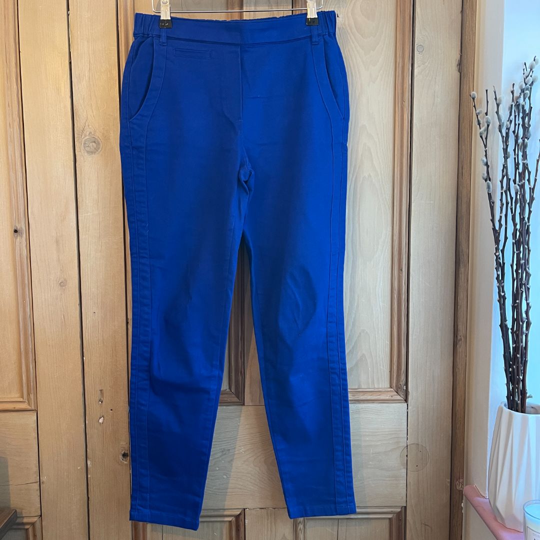 Masai Cobalt Blue Trousers Medium, Masai, Clothing, masai-trousers-medium-d7b1, clothing, ConsignCloud, New Arrivals, Number 29 Online