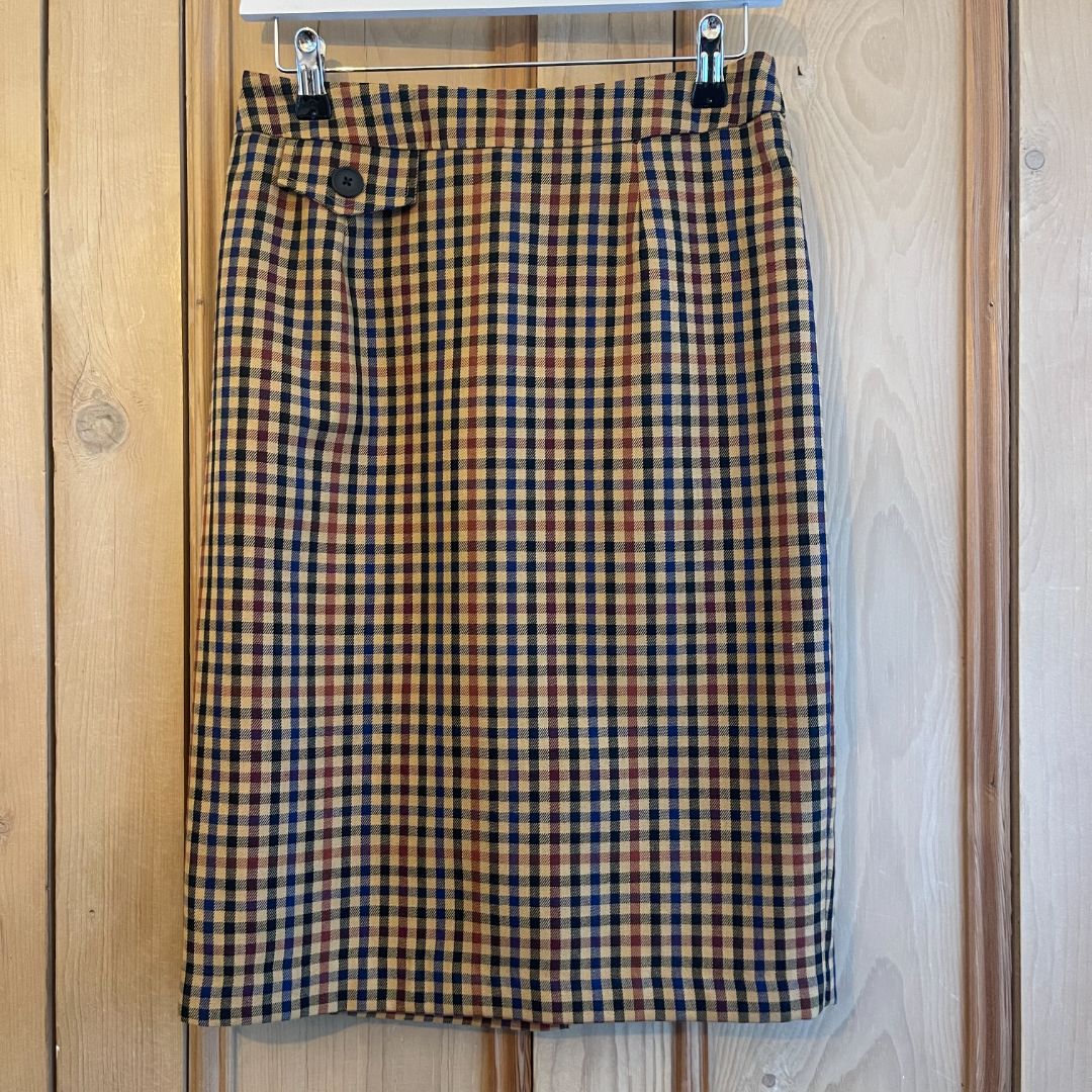Checked Skirt 10, Number 29, Clothing, checked-skirt-10-fbc1, clothing, ConsignCloud, New Arrivals, Number 29 Online