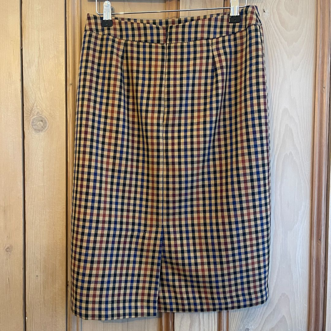 Checked Skirt 10, Number 29, Clothing, checked-skirt-10-fbc1, clothing, ConsignCloud, New Arrivals, Number 29 Online